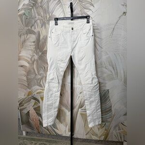 Pierre Balmain White Denim Pants Jeans